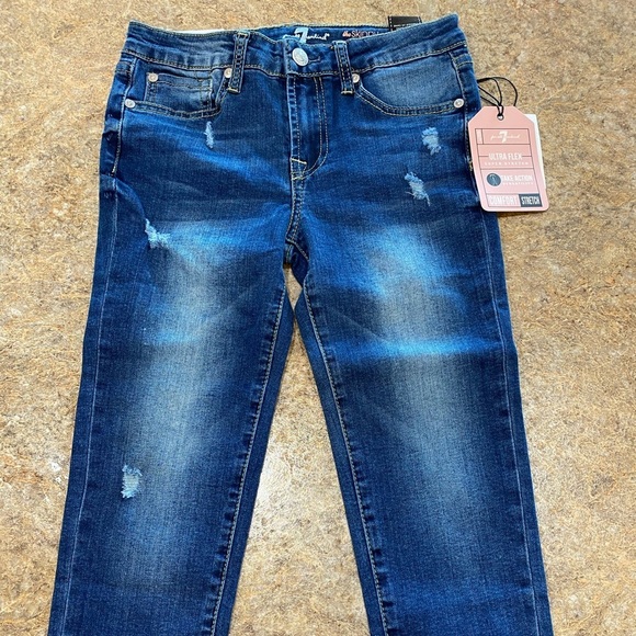 New Girls Capri Length Jeans - Picture 1 of 4